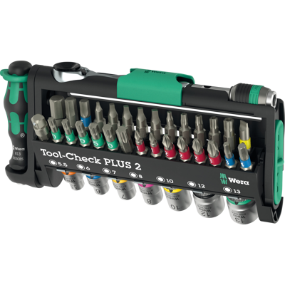 WERA 05049056001 - Surtido de PEDAZOS con trinquete + tuercas, 39 piezas, herramien WERA 05049056001 - Surtido de PEDAZOS con trinquete + tuercas, 39 piezas, herramien