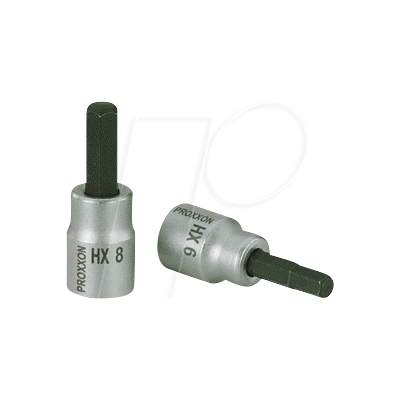 PROXXON 23580 - Punta de llave de vaso, HX 8 mm, 3/8'' PROXXON 23580 - Punta de llave de vaso, HX 8 mm, 3/8''