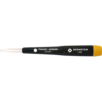 Bernstein Modelo 1-862 Destornillador de ajuste - Cerámica, Hexagonal 2,45mm Bernstein Modelo 1-862 Destornillador de ajuste - Cerámica, Hexagonal 2,45mm