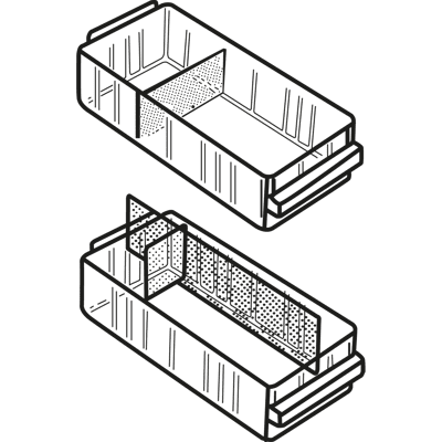 RAACO TW150-03 - Pared de división, 134, 50 mm, 16 piezas RAACO TW150-03 - Pared de división, 134, 50 mm, 16 piezas