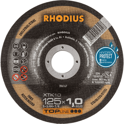 Rhodius - Disco Xtk10 115mm Acero Inoxidable - Disco de Corte Rhodius - Disco Xtk10 115mm Acero Inoxidable - Disco de Corte