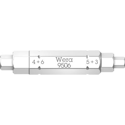 WERA 05073201001 - Broca hexagonal, 4 en 1, 3-6 mm WERA 05073201001 - Broca hexagonal, 4 en 1, 3-6 mm