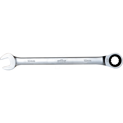 WIHA 44640 - Llave de anillo de trinquete compacta - 10 mm - Llave WIHA 44640 - Llave de anillo de trinquete compacta - 10 mm - Llave