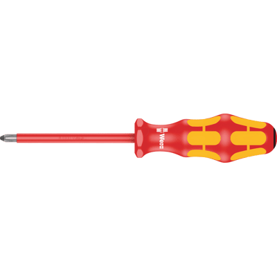 WERA 05006168001 - Destornillador Kraftform Plus, ranura en cruz (PZ), 4 WERA 05006168001 - Destornillador Kraftform Plus, ranura en cruz (PZ), 4