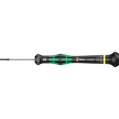 WERA 05118002001 - Destornillador electrónico de hoja plana, 0,23 x 1,5 x 40 WERA 05118002001 - Destornillador electrónico de hoja plana, 0,23 x 1,5 x 40