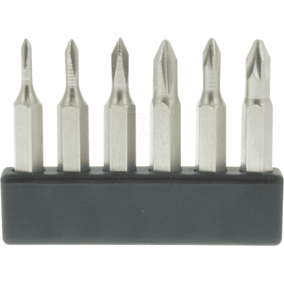Set de Bits Mini Cruz y Pozidriv Donau Elektronik MBS61 Set de Bits Mini Cruz y Pozidriv Donau Elektronik MBS61