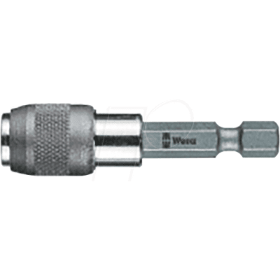 WERA 05053872001 - Portapuntas, 6,3 mm, portabrocas de cambio rápido, corto WERA 05053872001 - Portapuntas, 6,3 mm, portabrocas de cambio rápido, corto