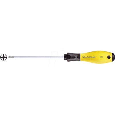 WIHA 313ESD-0 - Destornillador ESD, Phillips PZ 0, 60 mm, SoftFinish® WIHA 313ESD-0 - Destornillador ESD, Phillips PZ 0, 60 mm, SoftFinish®