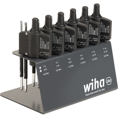 WIHA 47197 - destornillador de torsión de 19 piezas con mango de llave WIHA 47197 - destornillador de torsión de 19 piezas con mango de llave