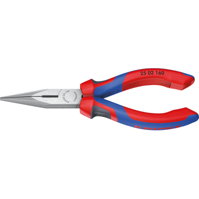 KNIPEX KN 25 02 160 - Alicates de boca semirredonda, alicates de punta plana, 160 mm, KNIPEX KN 25 02 160 - Alicates de boca semirredonda, alicates de punta plana, 160 mm,