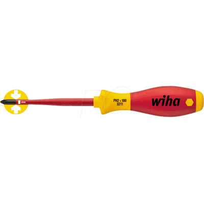 WIHA 35394 - Destornillador SoftFinish® Electric, Phillips (PH), 2 WIHA 35394 - Destornillador SoftFinish® Electric, Phillips (PH), 2