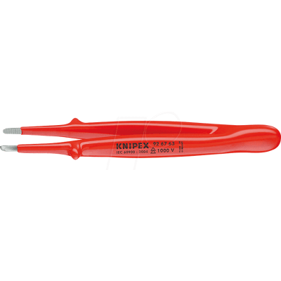 KNIPEX KN 92 67 63 - Pinzas, rectas, romas, 150 mm, aisladas KNIPEX KN 92 67 63 - Pinzas, rectas, romas, 150 mm, aisladas