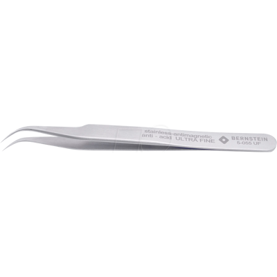 Pinzas de Precisión Bernstein - 5-055-UF - Pequeñas, Curvas, Antimagnéticas Pinzas de Precisión Bernstein - 5-055-UF - Pequeñas, Curvas, Antimagnéticas