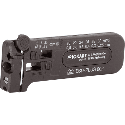 JOKARI JOK 40 028 - Herramienta pelacables, ESD-Plus 002, 102 mm, 0,25-0,80 mm de di JOKARI JOK 40 028 - Herramienta pelacables, ESD-Plus 002, 102 mm, 0,25-0,80 mm de di