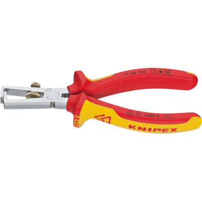 KNIPEX KN 11 06 160 - Alicates pelacables VDE, 160 mm KNIPEX KN 11 06 160 - Alicates pelacables VDE, 160 mm