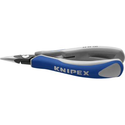KNIPEX KN 34 22 130 - Pinza para electrónica de precisión, 130 mm, bru&n KNIPEX KN 34 22 130 - Pinza para electrónica de precisión, 130 mm, bru&n