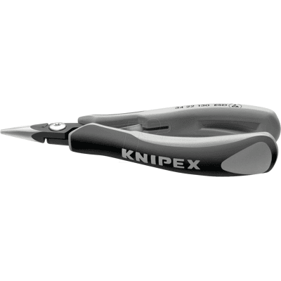 KNIPEX KN 34 22 130 ESD - Pinza ESD, plana, redonda, 130 mm KNIPEX KN 34 22 130 ESD - Pinza ESD, plana, redonda, 130 mm