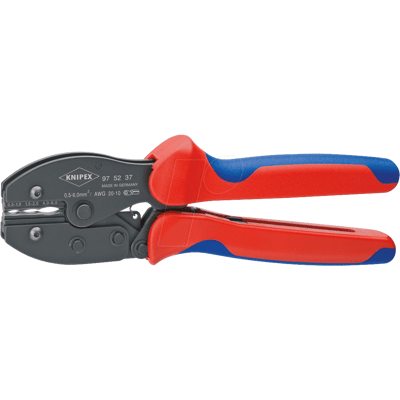 KNIPEX KN 97 52 37 - Alicate de crimpar, PreciForce®, conectores de tubo termorretr&a KNIPEX KN 97 52 37 - Alicate de crimpar, PreciForce®, conectores de tubo termorretr&a