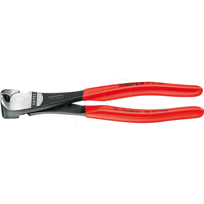 KNIPEX KN 67 01 140 - Alicates de corte frontal de fuerza, 140 mm KNIPEX KN 67 01 140 - Alicates de corte frontal de fuerza, 140 mm