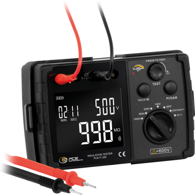 PCE INSTRUMENTS PCE IT 200 - Medidor de aislamiento PCE-IT 200 PCE INSTRUMENTS PCE IT 200 - Medidor de aislamiento PCE-IT 200