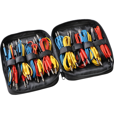 PEAKTECH 8202 - Juego de cables de prueba, 24 piezas PEAKTECH 8202 - Juego de cables de prueba, 24 piezas