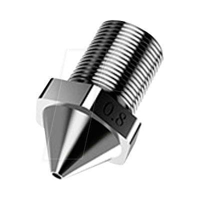 Boquilla de acero Flashforge Creator 3P/4 - 0,8mm - Accesorios de impresión 3D Boquilla de acero Flashforge Creator 3P/4 - 0,8mm - Accesorios de impresión 3D