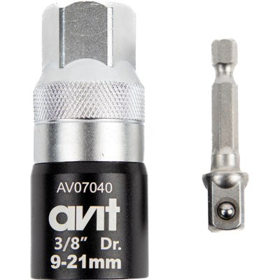 AVIT 07040 - Llave de enchufe universal 3/8 in AVIT 07040 - Llave de enchufe universal 3/8 in