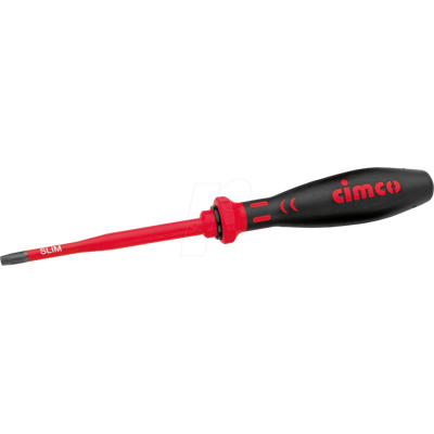 Destornillador T20 Cimco - Aislado Delgado VDE - 100mm Hoja Destornillador T20 Cimco - Aislado Delgado VDE - 100mm Hoja