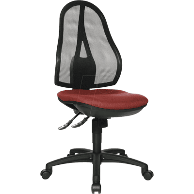 Silla de Oficina Topstar Open Point SY - Malla Roja - Estructura Negra Silla de Oficina Topstar Open Point SY - Malla Roja - Estructura Negra