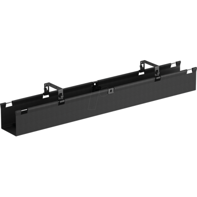 MYWALL MYW HZ57-3L - Gestor de cables debajo de la mesa, montaje fijo, cesta de tela, MYWALL MYW HZ57-3L - Gestor de cables debajo de la mesa, montaje fijo, cesta de tela,