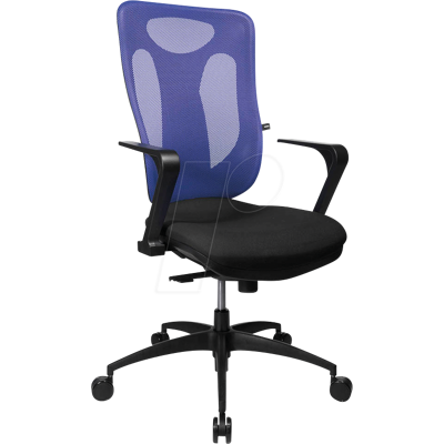 Silla de Oficina Topstar NN100 T208 - Malla, Azul, Marco negro Silla de Oficina Topstar NN100 T208 - Malla, Azul, Marco negro