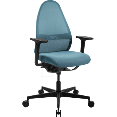 Silla de Oficina Topstar Soft Sitness Art - Malla Azul, Base Negra - Silla de Oficina Silla de Oficina Topstar Soft Sitness Art - Malla Azul, Base Negra - Silla de Oficina