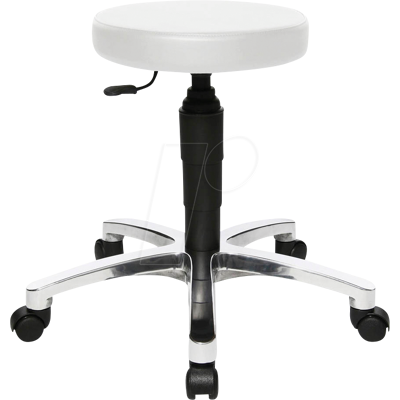 Taburete de Oficina Topstar - Ergonómico Giratorio Ajustable - Blanco Taburete de Oficina Topstar - Ergonómico Giratorio Ajustable - Blanco