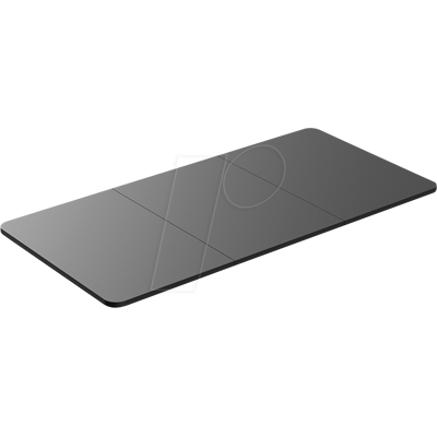 LOGILINK EO0039 - Tablero de mesa de madera dividido 3, 1200 x 600 mm, negro LOGILINK EO0039 - Tablero de mesa de madera dividido 3, 1200 x 600 mm, negro