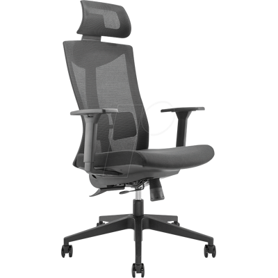 LOGILINK EO0077 - Silla de oficina LOGILINK, ergonómica, negra LOGILINK EO0077 - Silla de oficina LOGILINK, ergonómica, negra