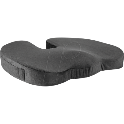 LOGILINK EO0089 - LOGILINK Cojín de asiento ortopédico, negro LOGILINK EO0089 - LOGILINK Cojín de asiento ortopédico, negro