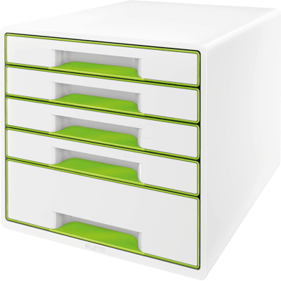 LEITZ 52142054 - Caja de cajones, WOW CUBE, verde LEITZ 52142054 - Caja de cajones, WOW CUBE, verde