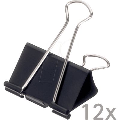 MAUL VZ KLEMME SW9 - Abrazaderas multiusos, negro, 12 unidades MAUL VZ KLEMME SW9 - Abrazaderas multiusos, negro, 12 unidades