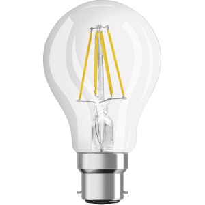 LEDVANCE GMBH OSR 075592636 - Lámpara LED STAR B22d, 4 W, 470 lm, 4000 K, filamento LEDVANCE GMBH OSR 075592636 - Lámpara LED STAR B22d, 4 W, 470 lm, 4000 K, filamento
