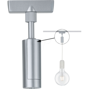PAULMANN PLM 95551 - Urail Adaptador de péndulo universal, máx. 50 W, cromo PAULMANN PLM 95551 - Urail Adaptador de péndulo universal, máx. 50 W, cromo