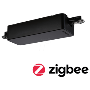 PAULMANN PLM 96815 - Adaptador de riel Urail, Zigbee 3,0, DIMM/Switch, 155x56 mm, neg PAULMANN PLM 96815 - Adaptador de riel Urail, Zigbee 3,0, DIMM/Switch, 155x56 mm, neg