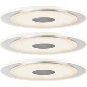 PAULMANN PLM 92917 - Luminaria empotrable led Whirl, 3x6 W, 3000 K, regulable, redond PAULMANN PLM 92917 - Luminaria empotrable led Whirl, 3x6 W, 3000 K, regulable, redond