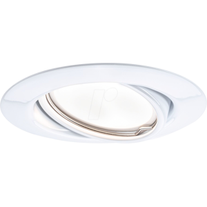 PAULMANN PLM 93413 - Base de luminaria empotrada, GU10, 5 W, 3000 K, 20°, redondo, bl PAULMANN PLM 93413 - Base de luminaria empotrada, GU10, 5 W, 3000 K, 20°, redondo, bl