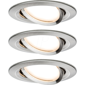 PAULMANN PLM 93878 - Luminaria empotrada NOVA Plus moneda, 6 W, 2700 K, 50°, redonda PAULMANN PLM 93878 - Luminaria empotrada NOVA Plus moneda, 6 W, 2700 K, 50°, redonda