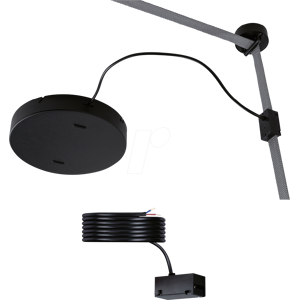 PAULMANN PLM 94625 - Fuente de alimentación ULINE, 2 m, negro PAULMANN PLM 94625 - Fuente de alimentación ULINE, 2 m, negro