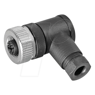 LED2WORK L2W 200200-02 - Conector M12 codificado en a, hembra, acodado, para 24 V CC LED2WORK L2W 200200-02 - Conector M12 codificado en a, hembra, acodado, para 24 V CC