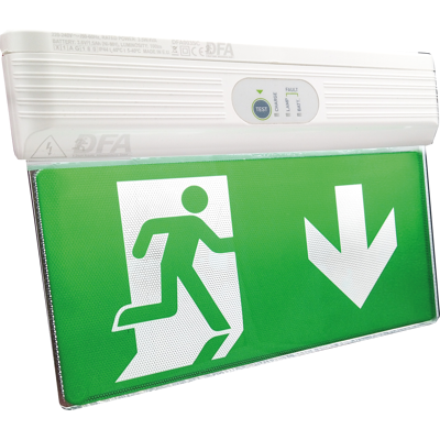 HEITRONIC HEIT DI-502-1404 - Luz de escape LED, incl. Batería de emergencia HEITRONIC HEIT DI-502-1404 - Luz de escape LED, incl. Batería de emergencia