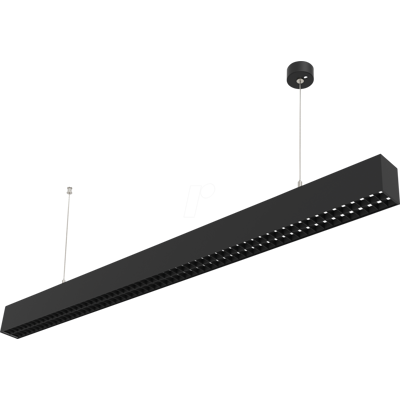 HEITRONIC HEIT LL-510015 - Lámpara colgante lineal, 31 W, 4000 lm, 4000 K, negro HEITRONIC HEIT LL-510015 - Lámpara colgante lineal, 31 W, 4000 lm, 4000 K, negro
