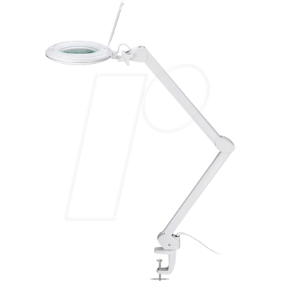 GOOBAY GB 60364 - Magnifying lamp, clamp, LED, Ø 127mm real glass lens, 3 dioptres GOOBAY GB 60364 - Magnifying lamp, clamp, LED, Ø 127mm real glass lens, 3 dioptres