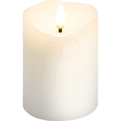 GOOBAY 77774 - Vela de cera real LED, blanco, blanco cálido con temporiz GOOBAY 77774 - Vela de cera real LED, blanco, blanco cálido con temporiz